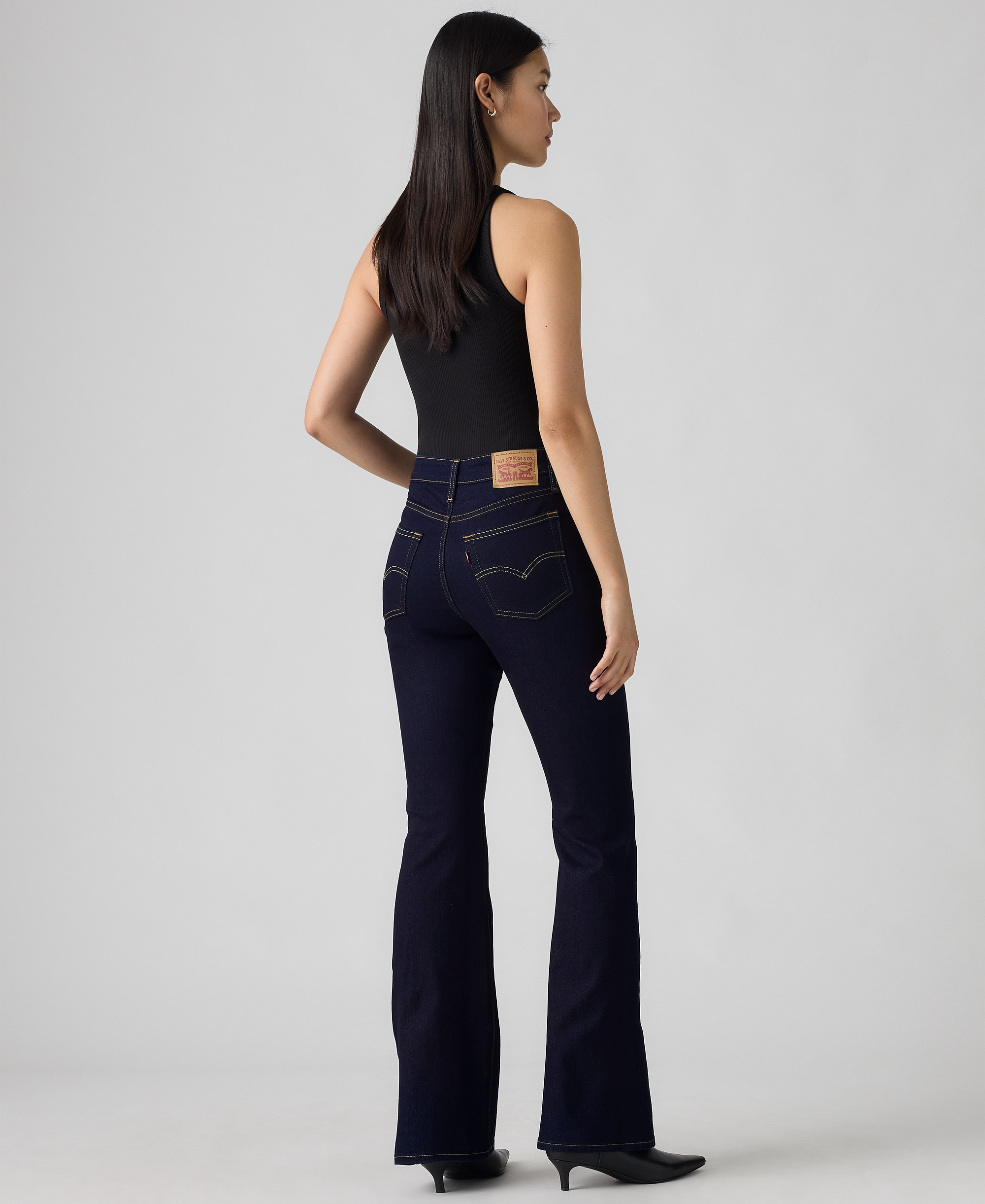 Levi's Women's 726 High-Rise Slim Fit Flare Jeans - Cast Shadow