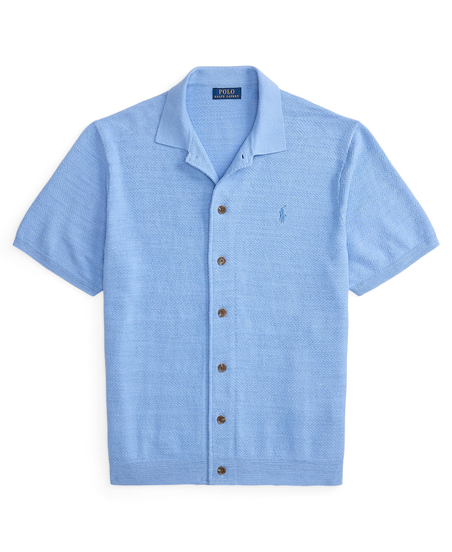 Polo Ralph Lauren Men's Cotton-Linen Cardigan Shirt - Bristol Blue