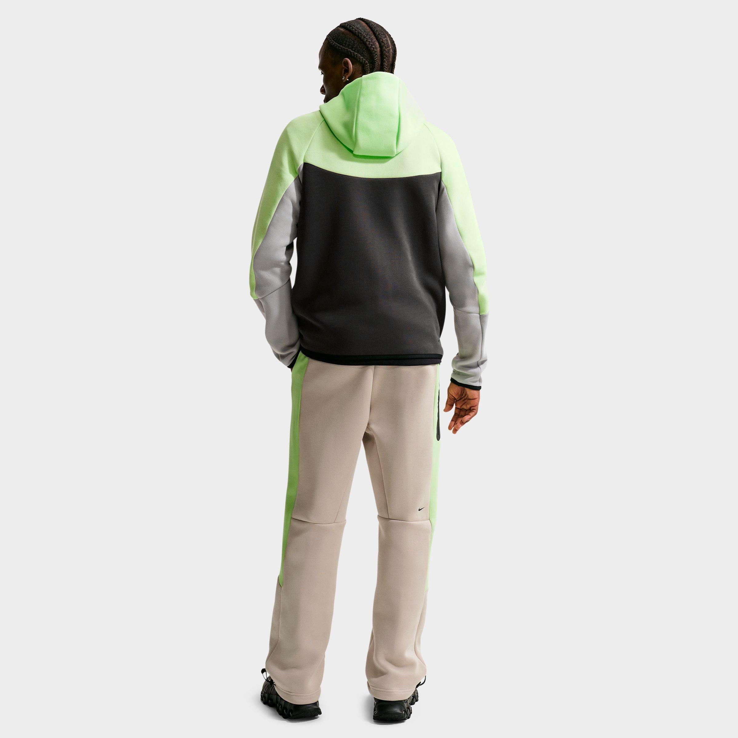 Men's Nithtke Tech Fleece Pro Open Hem Pants - Cream II/Light Liquid Lime/Black
