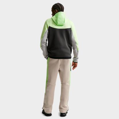 Men's Nithtke Tech Fleece Pro Open Hem Pants - Cream II/Light Liquid Lime/Black
