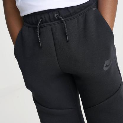 Big Kids' Nithtke Sportswear Tech Fleece Open Hem Pants - Black