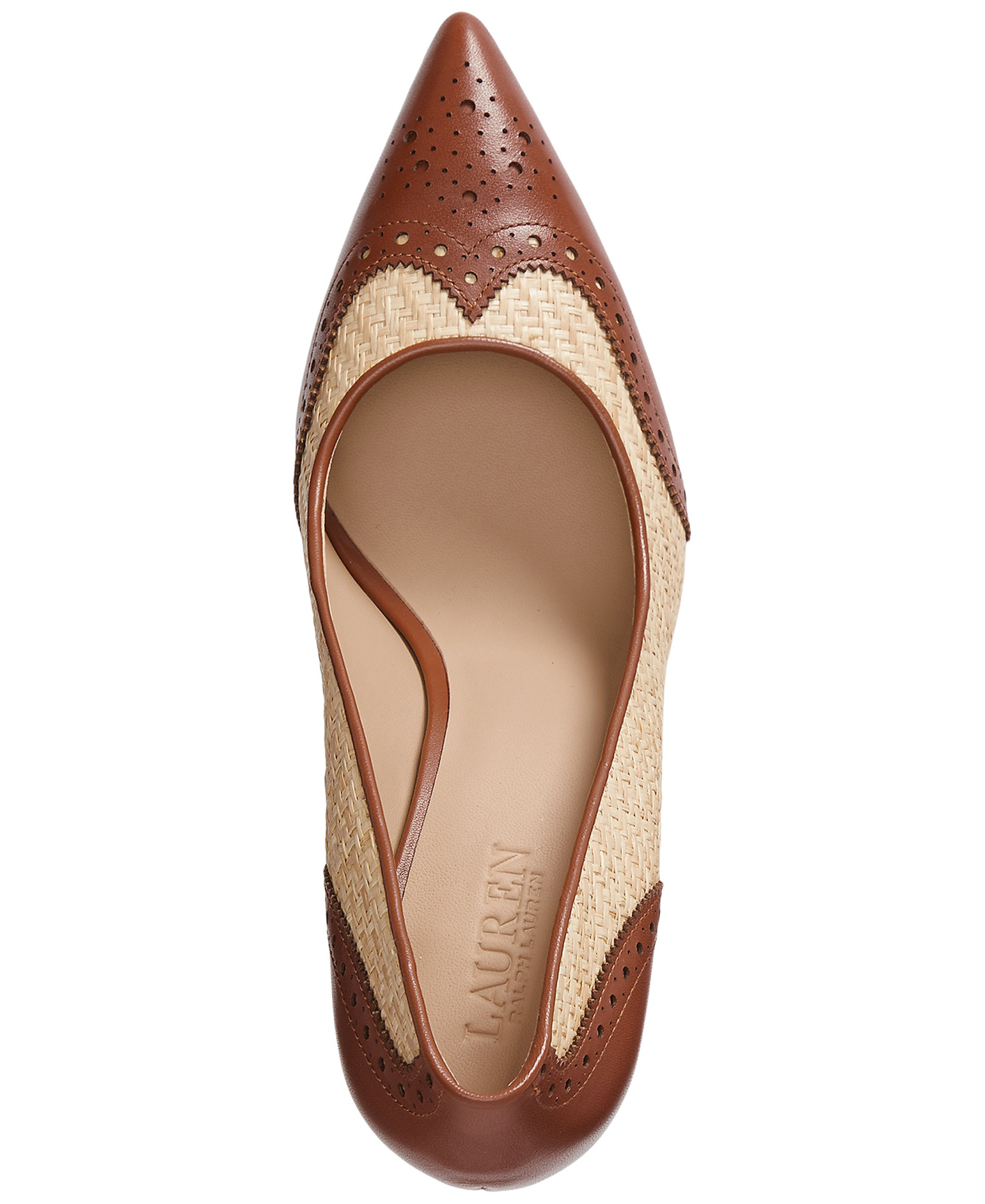Lauren Ralph Lauren Women's Lynden Stiletto Heel Pumps - Natural/Lauren Tan