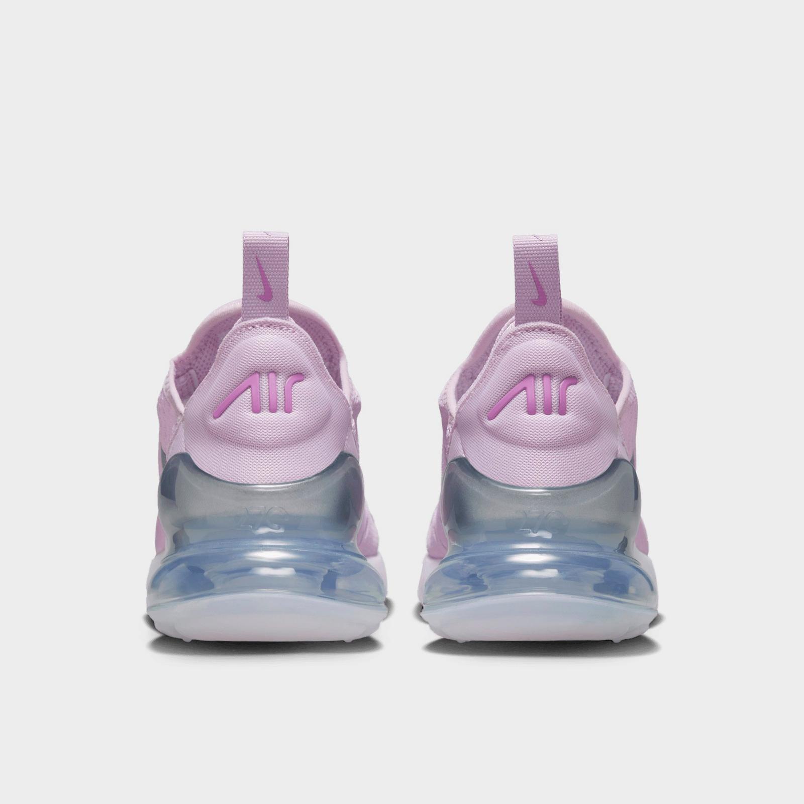 Big Kids' Nike Air Max 270 Casual Shoes - Doll/Rush Fuchsia/White/Metallic Silver