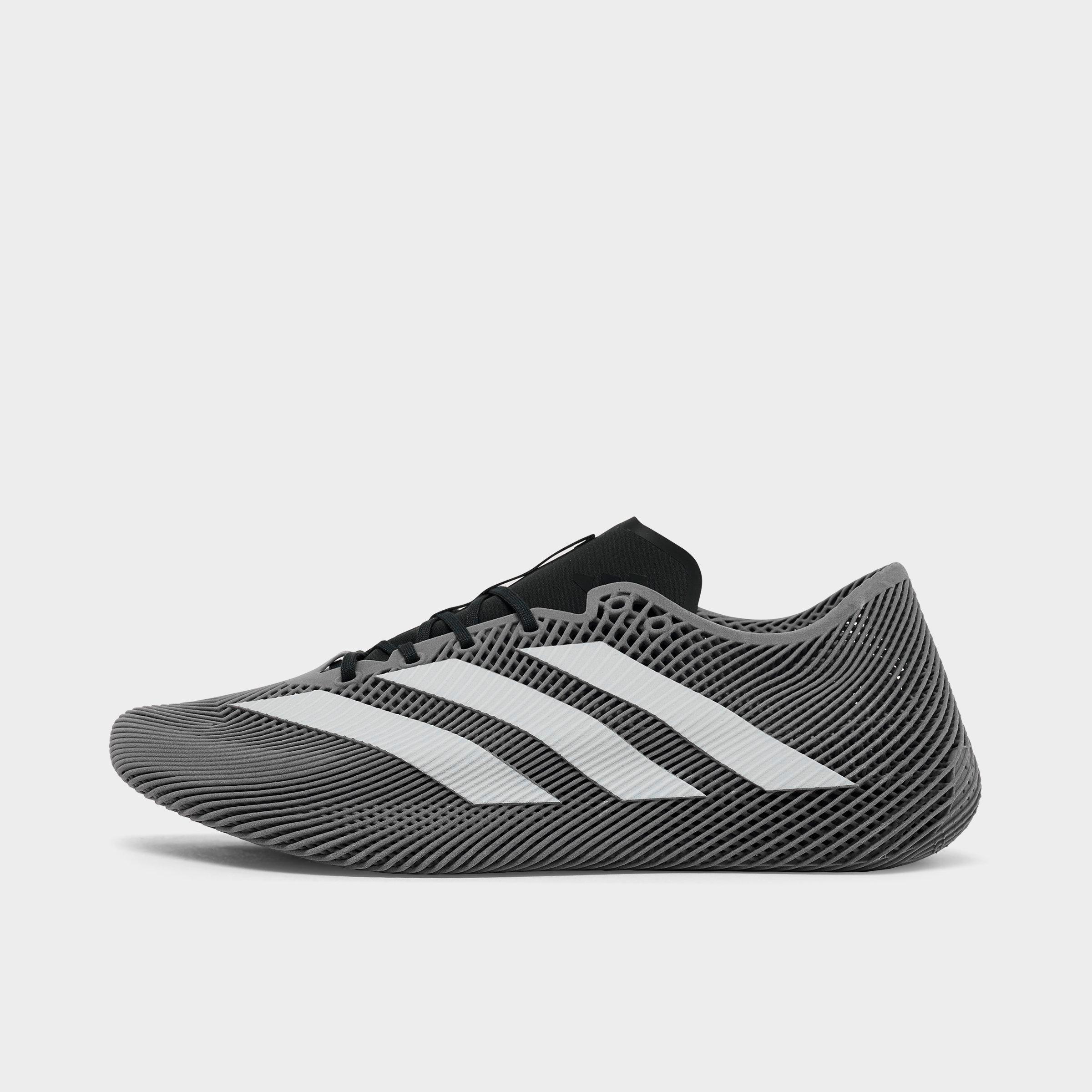 Men's adidas Climacool Laced Casual Shoes - Grey/Chalk White/Carbon - Left shoe facing left. Outside of the shoe.