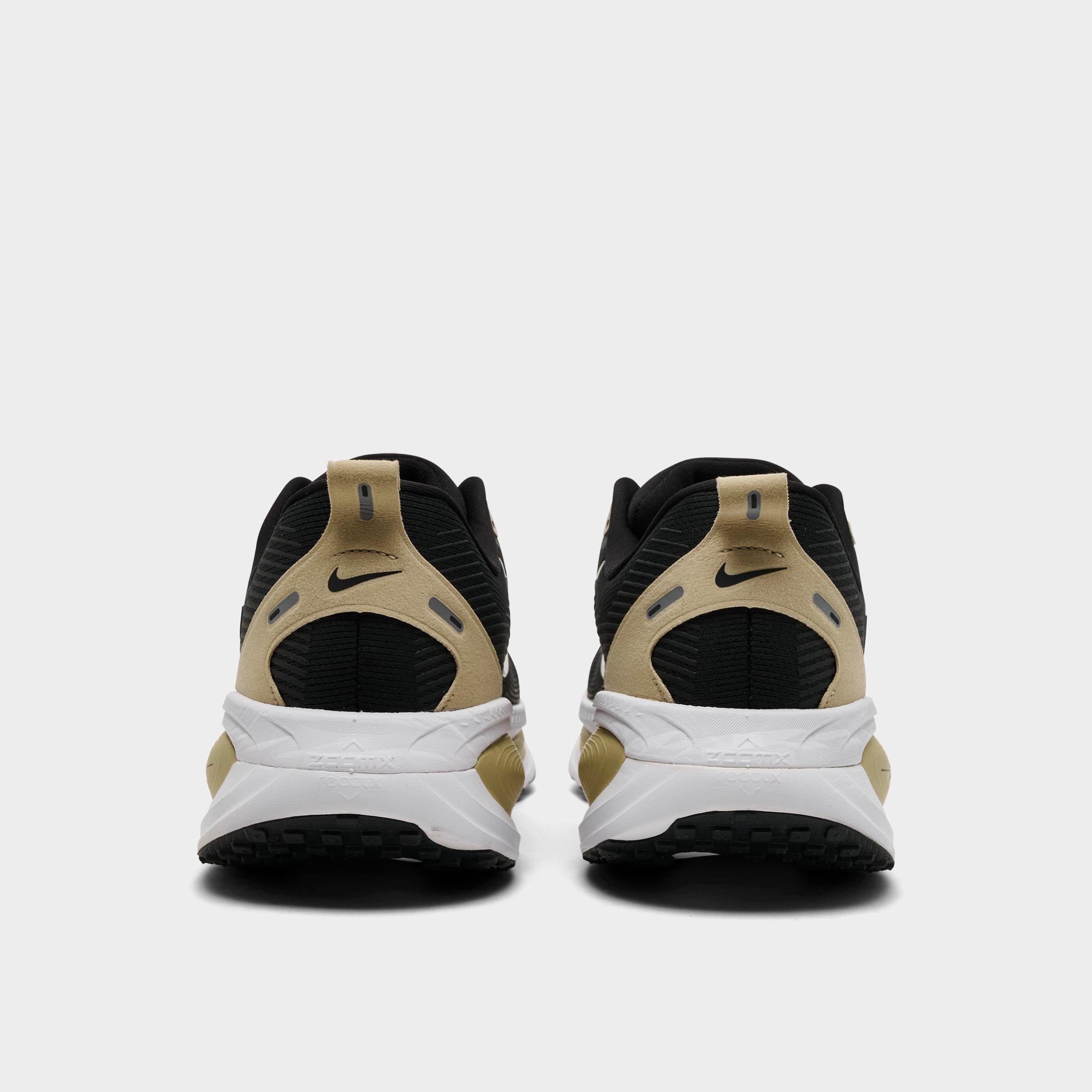 Men's Nithtke Vomero 18 Purdue Boilermakers Running Shoes - Part 1 - Black/White/Team Gold - Back view