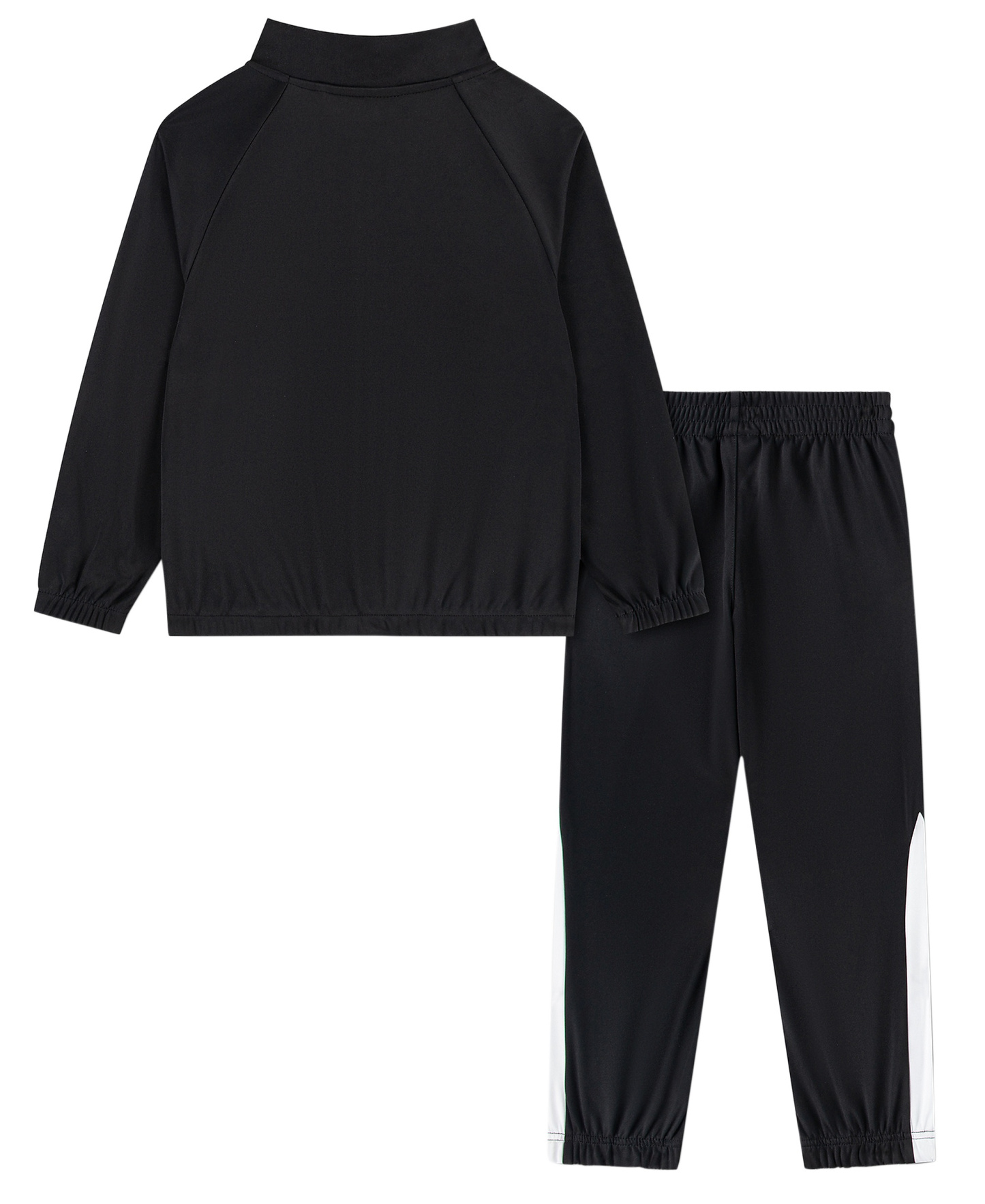Jordan Boys' 4-7 Tricot Color Piping Long-Sleeve Jacket and Pants, 2-Piece Set - Black