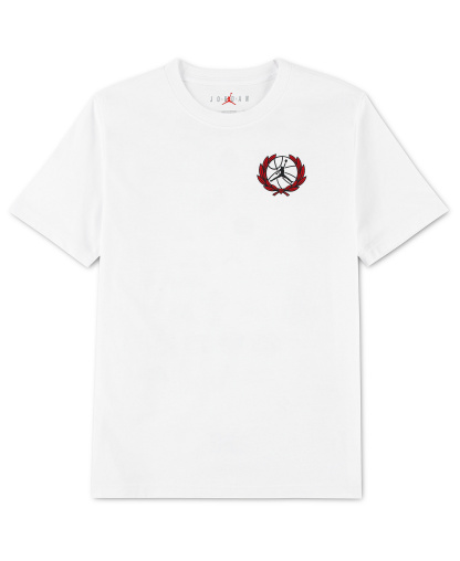 Jordan Boys' 8-20 Overtime Short-Sleeve T-Shirt - White