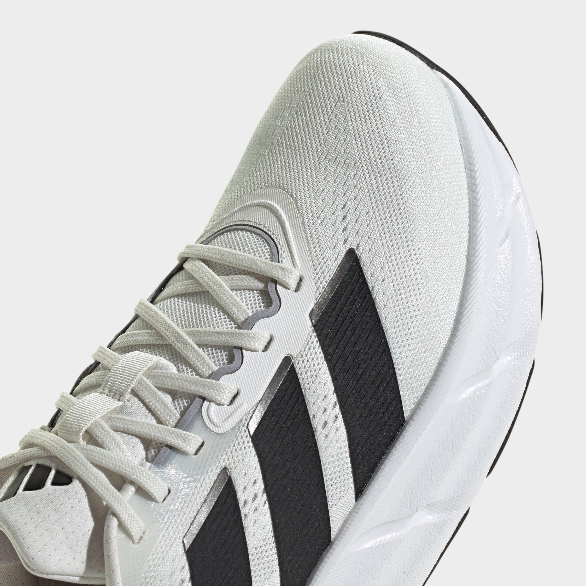 Men's adidas Questar 4 Running Shoes - Cloud White/Core Black/Iron Metallic - Detail shot