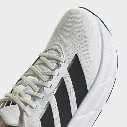 Men's adidas Questar 4 Running Shoes - Cloud White/Core Black/Iron Metallic - Detail shot