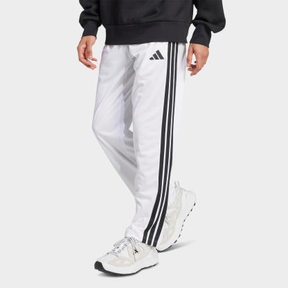Men's adidas Dayready Open Hem Track Pants - White/Black