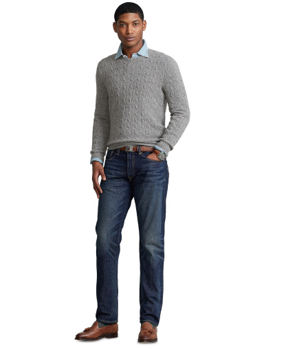 Polo Ralph Lauren Men's Hampton Relaxed Straight Jeans - Lightweight Morris Blue