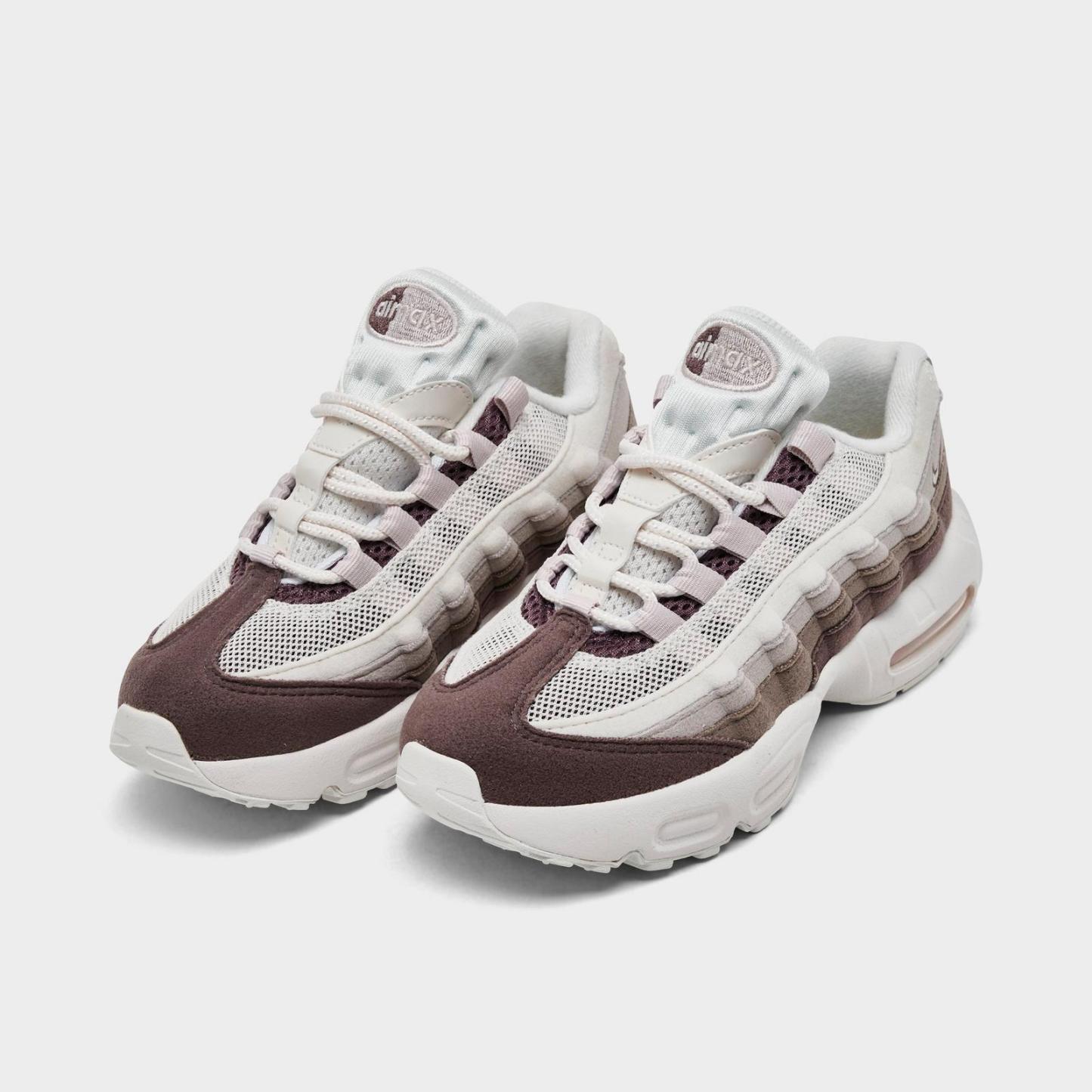 Girls' Little Kids' Nike Air Max 95 Casual Shoes - Phantom/Tattoo/Moon Particle/Silt Red