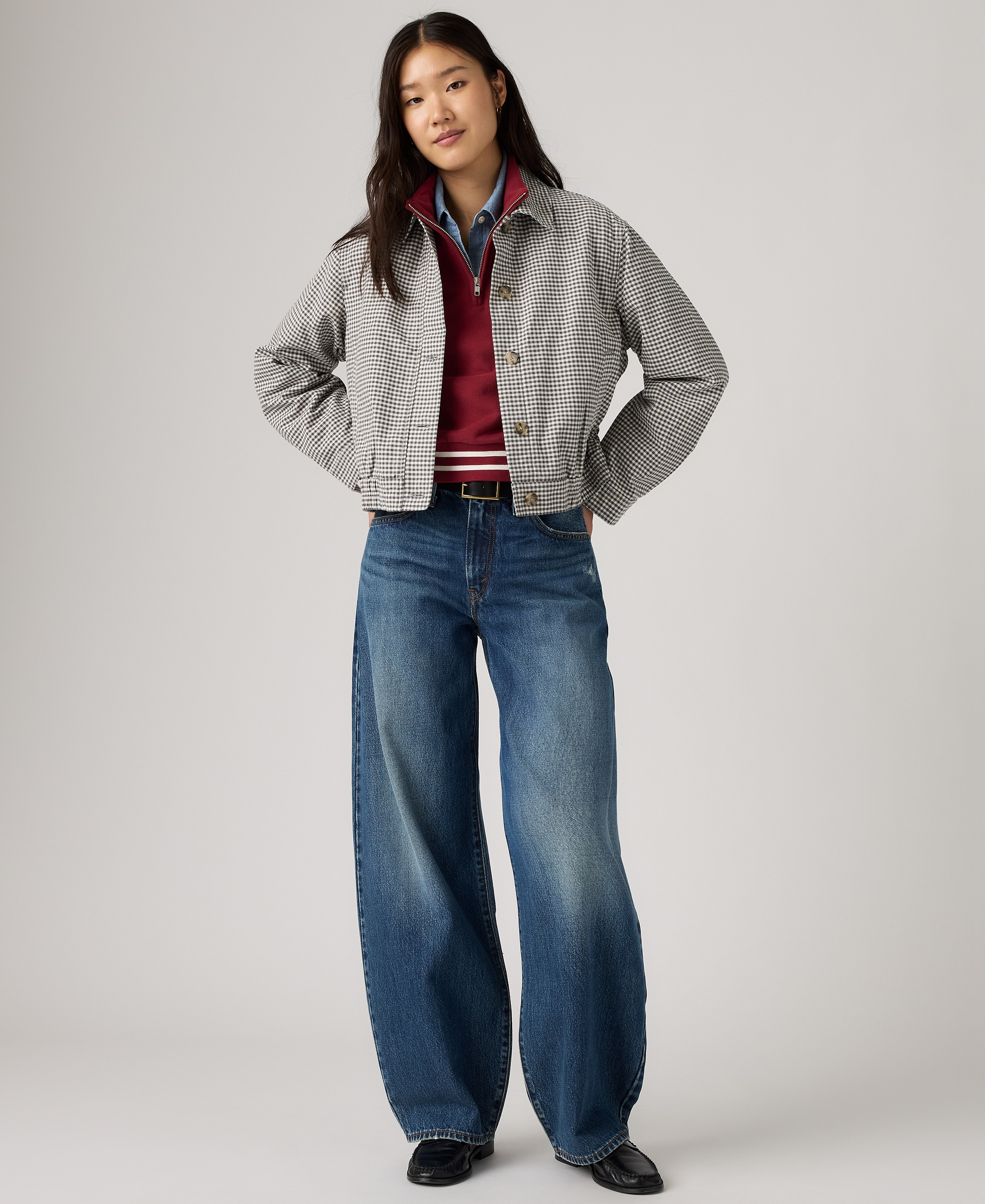 Levi's Women's Mid-Rise Middy Balloon Jeans - Fixed Down