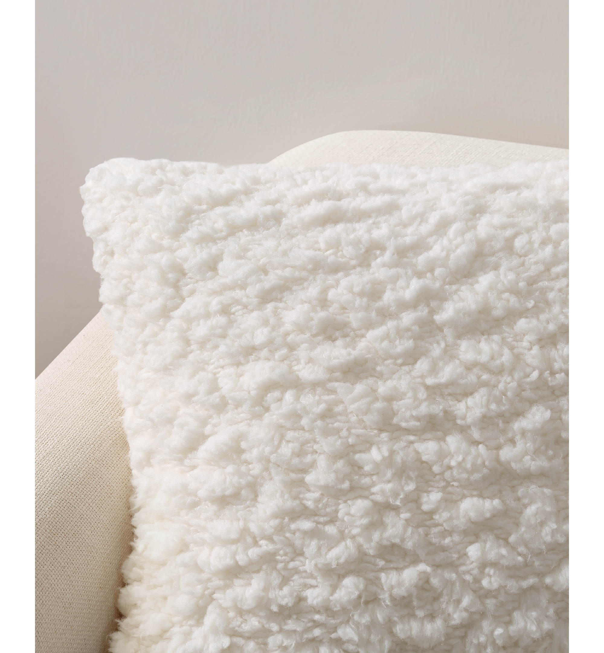 UGG® Shira Chunky Euro Pillow, 24" x 24" - Snow
