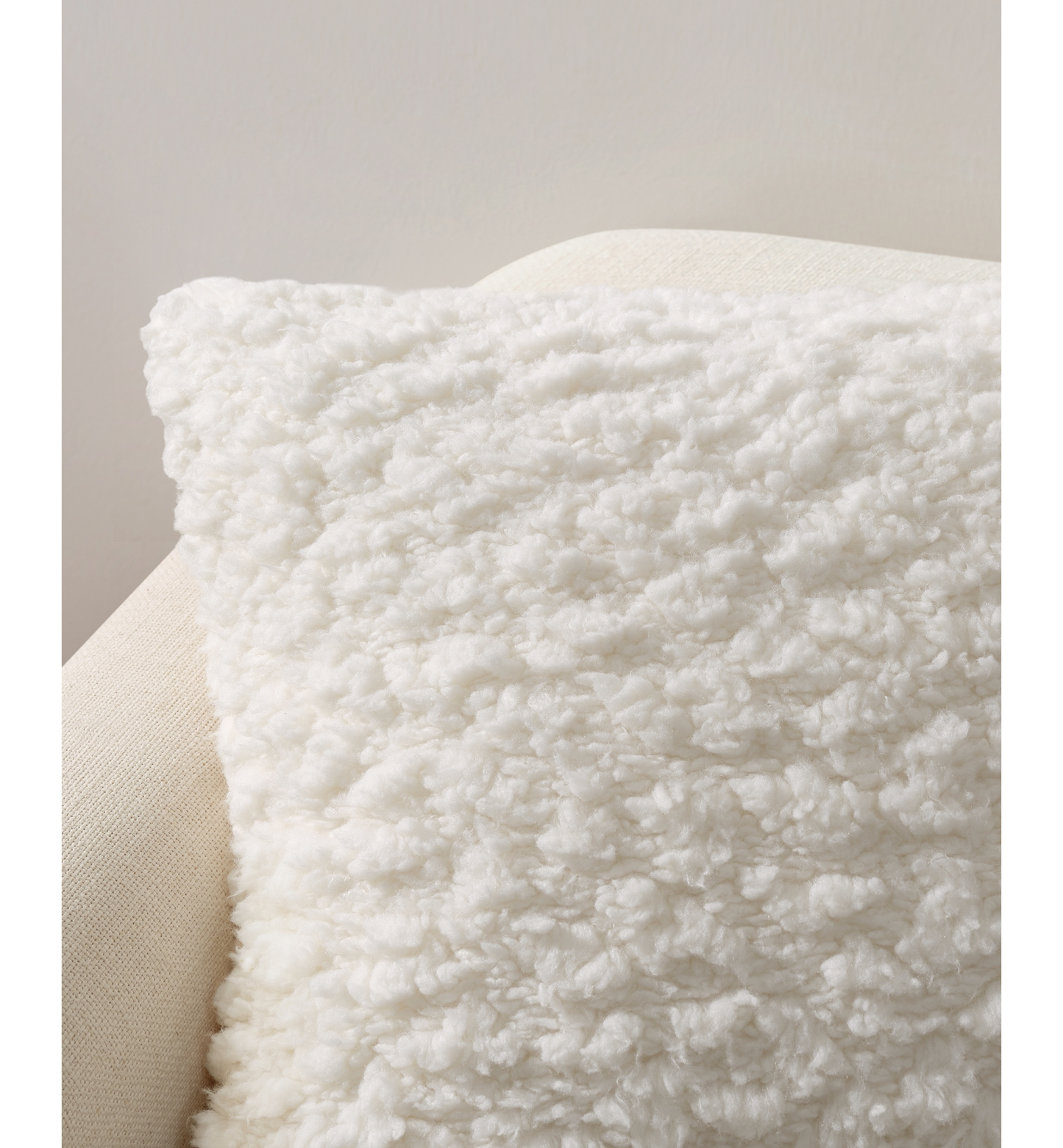 UGG® Shira Chunky Euro Pillow, 24" x 24" - Snow