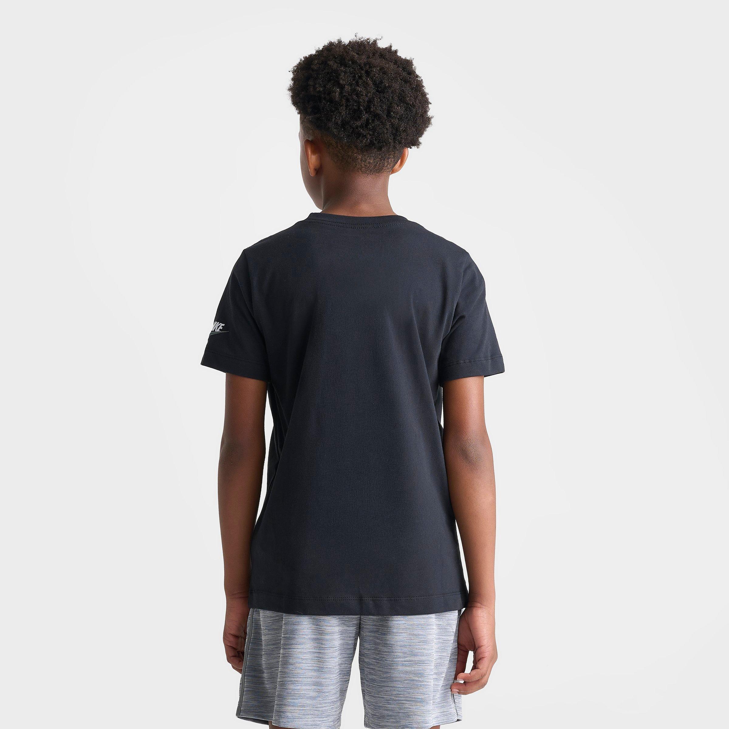 Big Kids' Nithtke Sportswear Block Graphic T-Shirt - Black