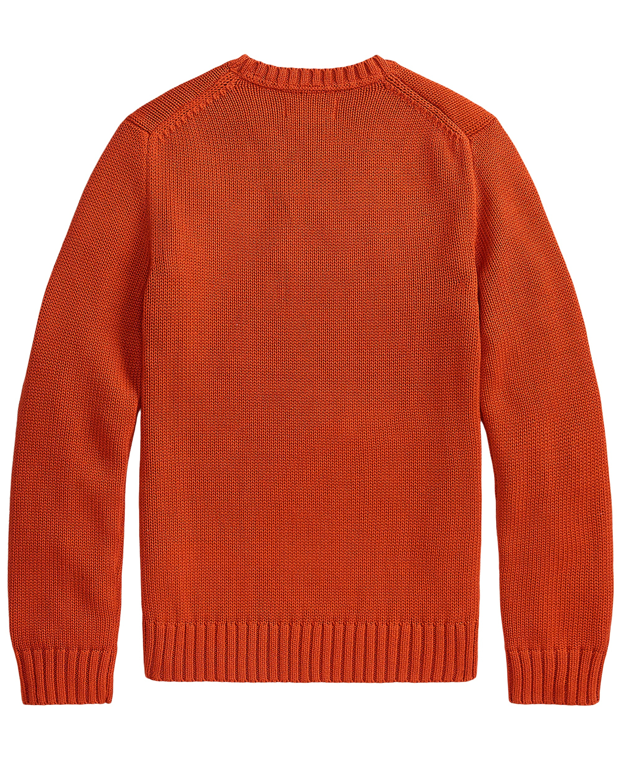 Polo Ralph Lauren Boys' 8-20 Cotton Crewneck Sweater - Varsity Orange