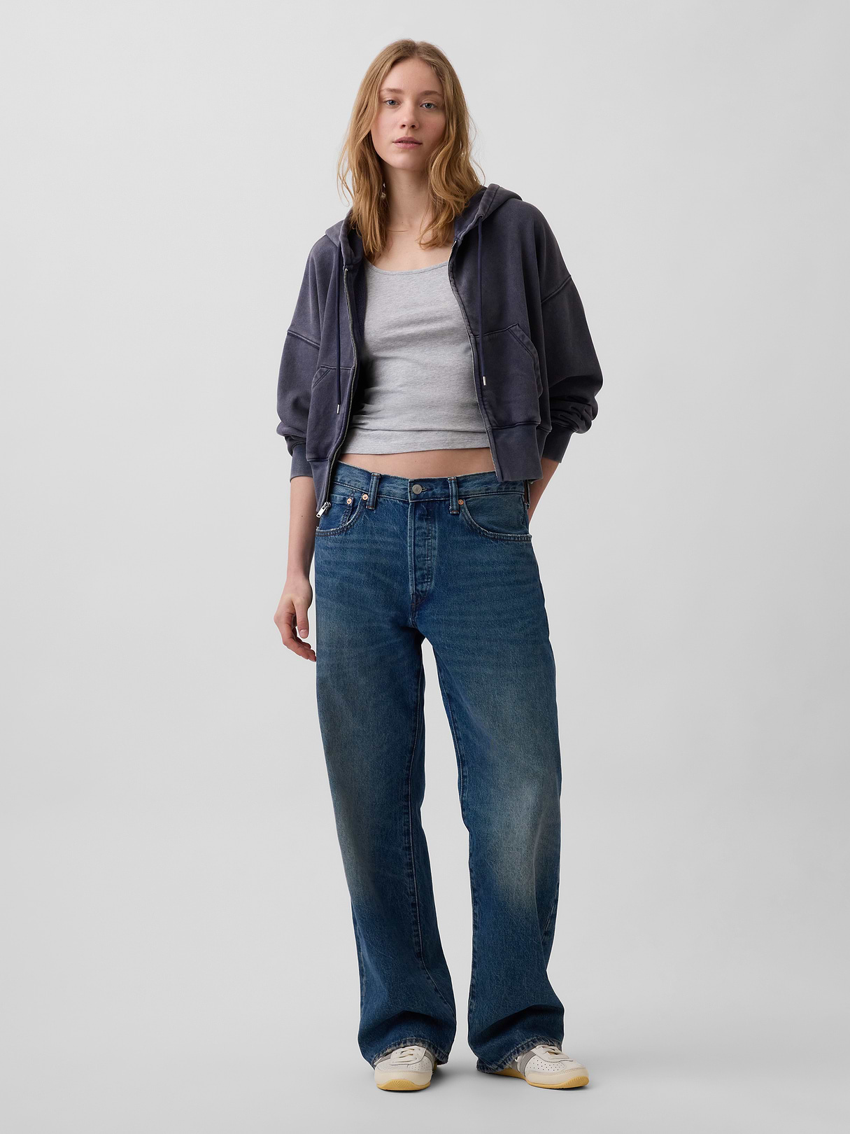 CloseKnit Basic Cami - Light heather grey