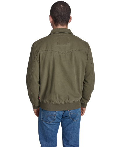 Levi's Men's Cotton Western Bomber Jacket - Olive