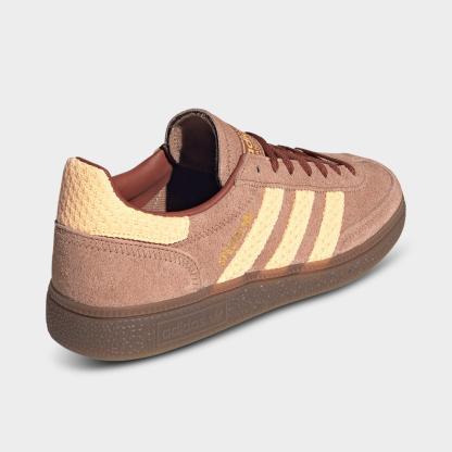 Women's adidas Originals Handball Spezial Casual Shoes - Part 2 - Clay Strata/Acid Orange/Burnt Sienna - Back view