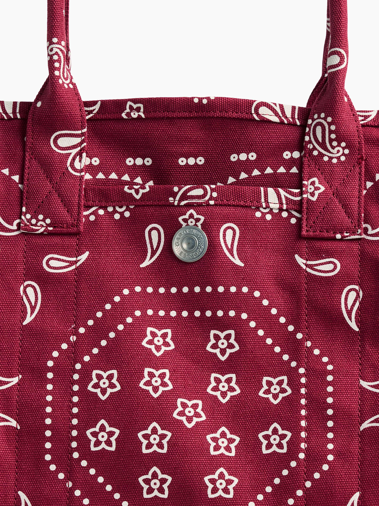 Mini Brannan Bear Canvas Favorite Tote - Red bandana