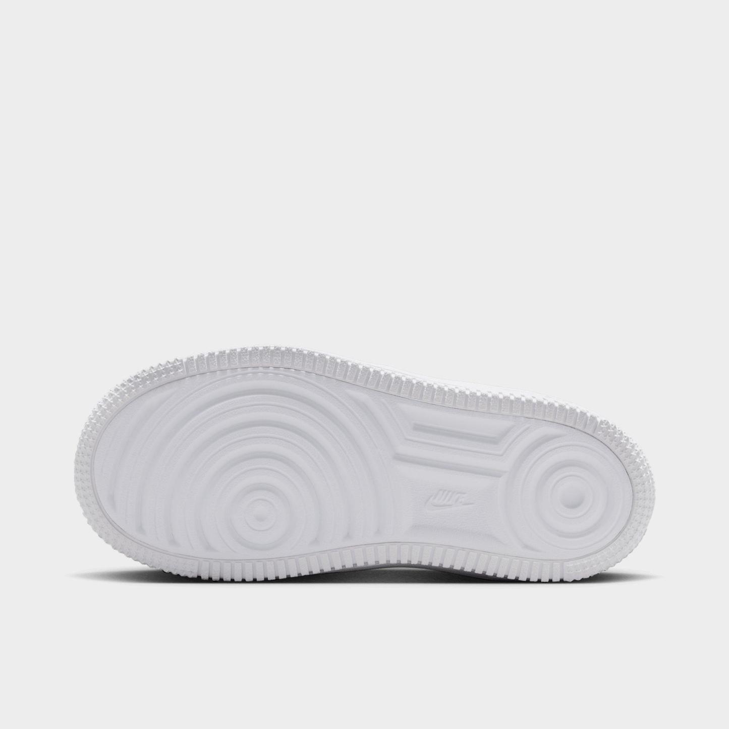Little Kids' Nithtke Force 1 Casual Shoes - Part 1 - White/Black - Bottom view