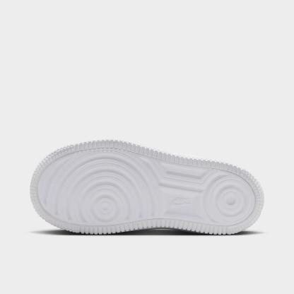 Little Kids' Nithtke Force 1 Casual Shoes - Part 1 - White/Black - Bottom view