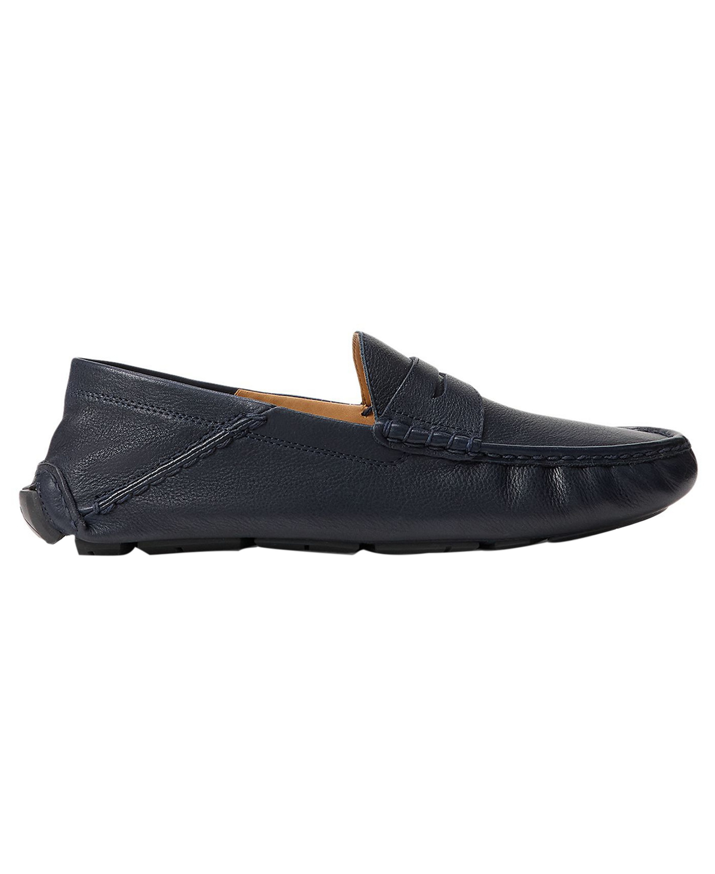 Polo Ralph Lauren Men's Anders Leather Collapsible Heel Driver Loafers - Blue