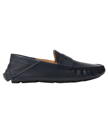 Polo Ralph Lauren Men's Anders Leather Collapsible Heel Driver Loafers - Blue