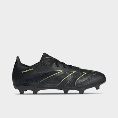 Men's adidas Predator League Firm/Multi-Ground Soccer Cleats - Core Black/Carbon/Lucid Lemon - view 1