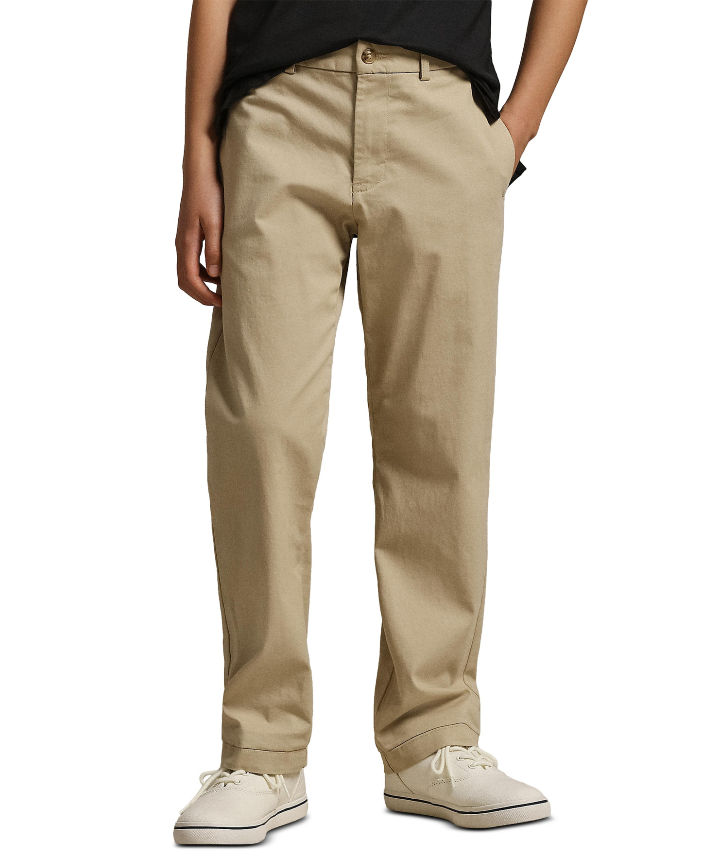 Polo Ralph Lauren Boys' 8-20 Straight-Fit Stretch Twill Pants - Classic Khaki