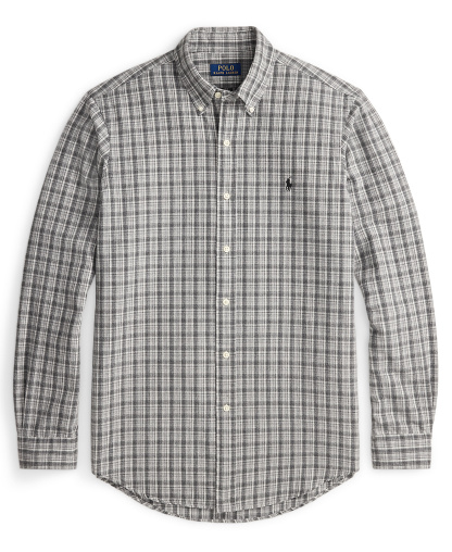 Polo Ralph Lauren Men's Classic-Fit Oxford Shirt - Gray Heather Multi