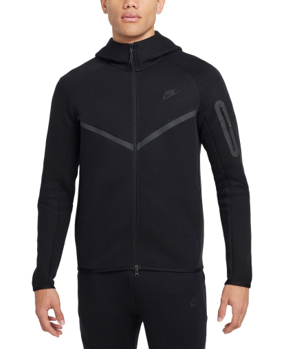 Nike Men's Tech Fleece Full-Zip Hoodie - Black