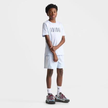 Boy's Big Kids' adidas Soccer T-Shirt - Crystal Sky - view 2