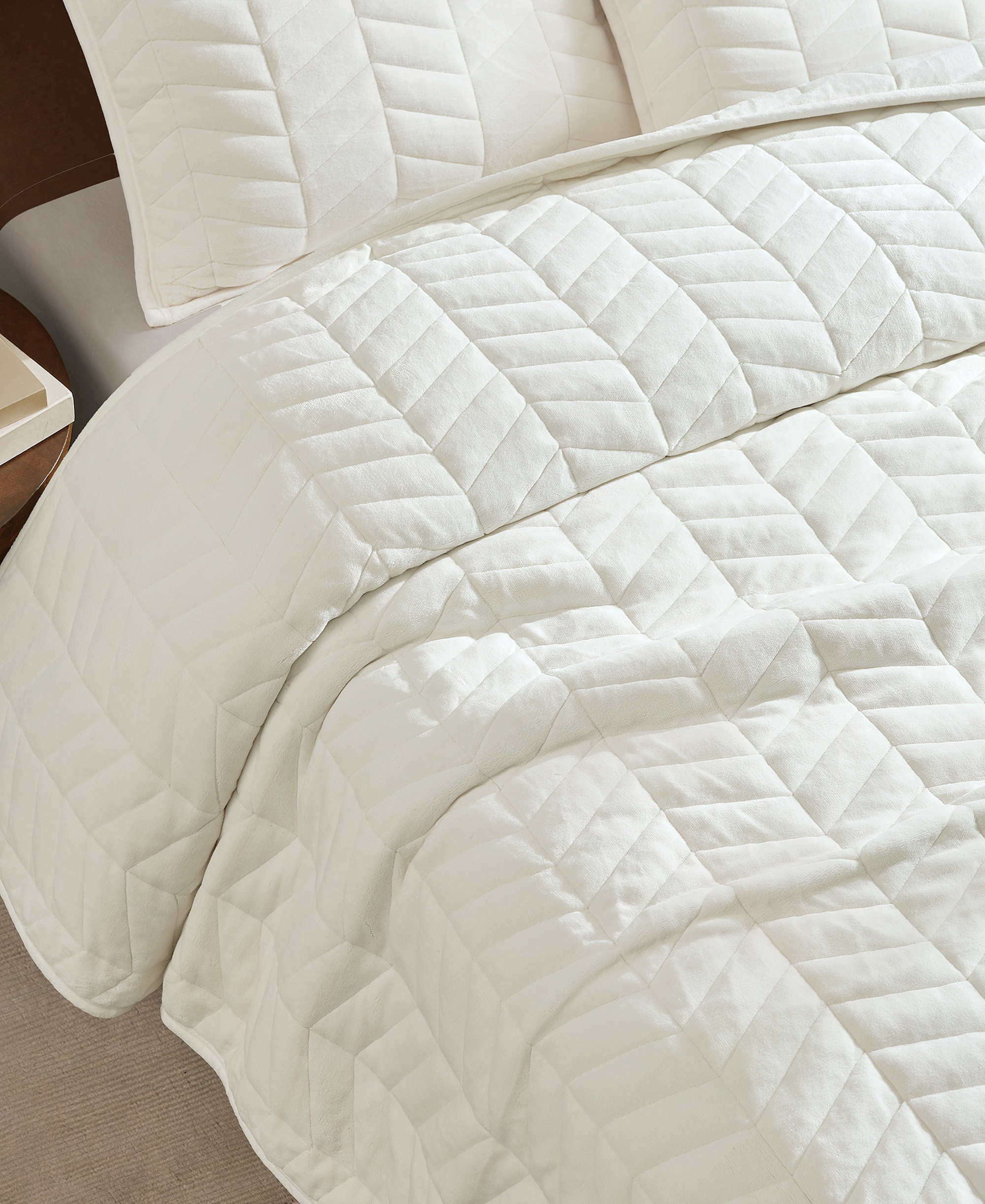 UGG® Coco 2-Piece Quilt Set, Twin/Twin XL - Coffee Berry