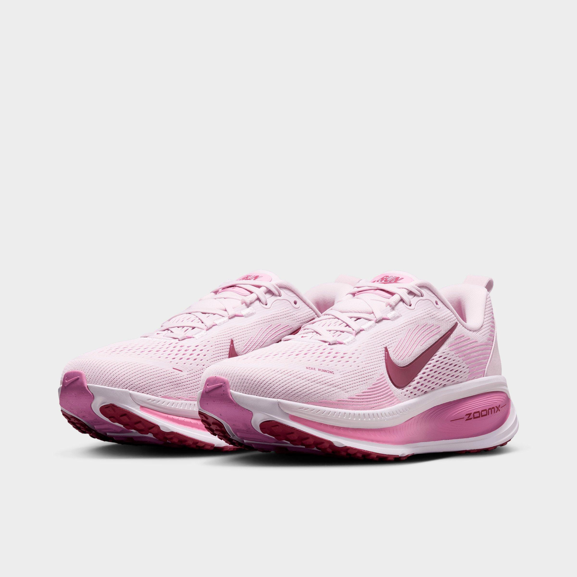 Women's Nithtke Vomero 18 Running Shoes - Part 2 - Bleached Lilac/Light Magenta/Pink Rise/Pink Smoke - Both shoes facing left