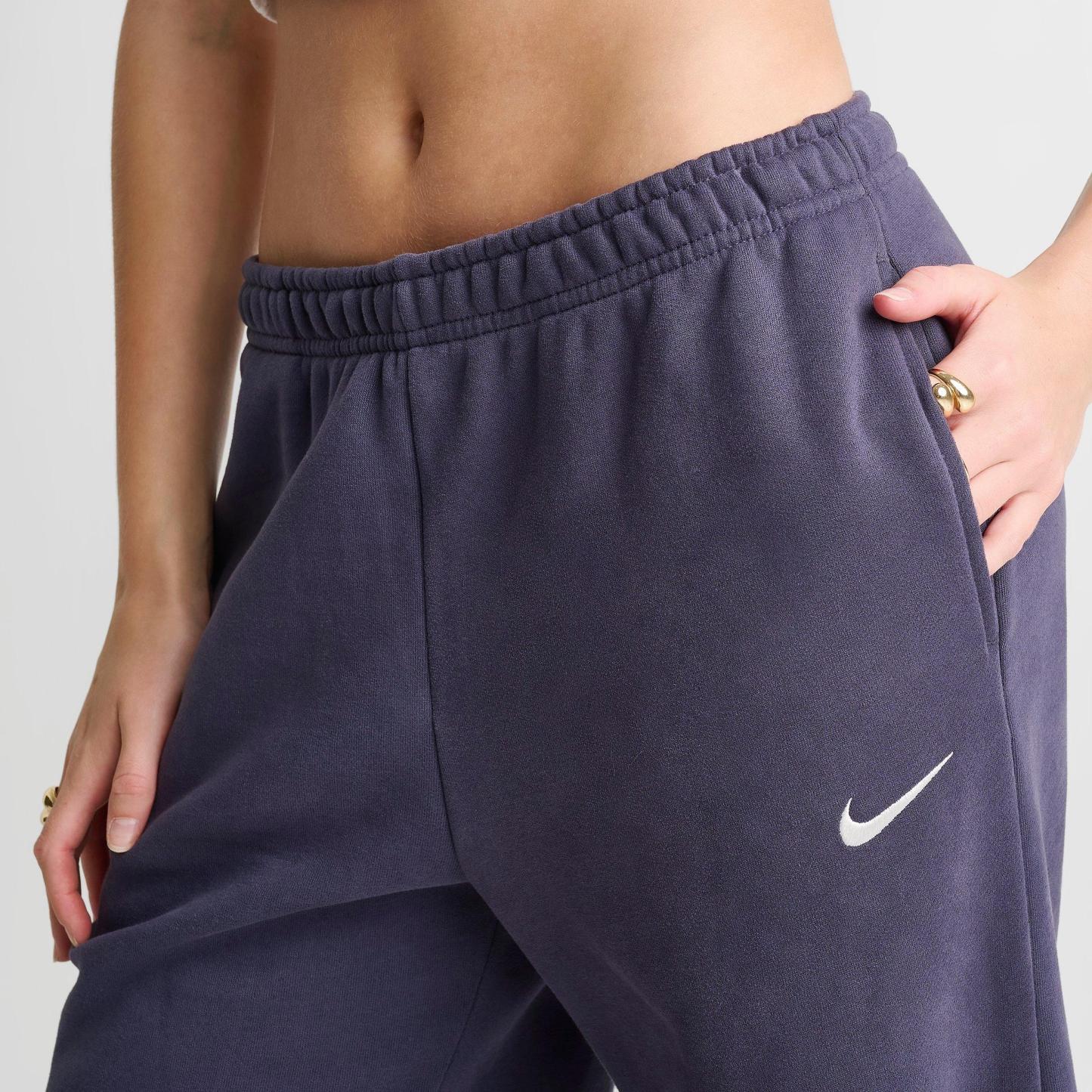 Women's Nithtke Studio Fleece Medium-Weight Wide-Leg Pants - Gridiron/Sail