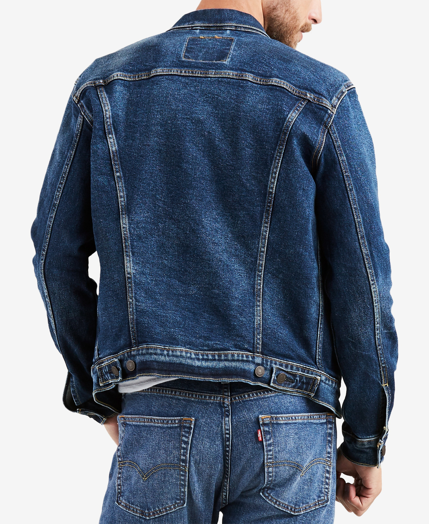 Levi's Men's Regular-Fit Stretch Denim Trucker Jacket - Colusa