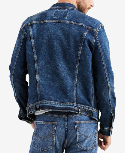 Levi's Men's Regular-Fit Stretch Denim Trucker Jacket - Colusa