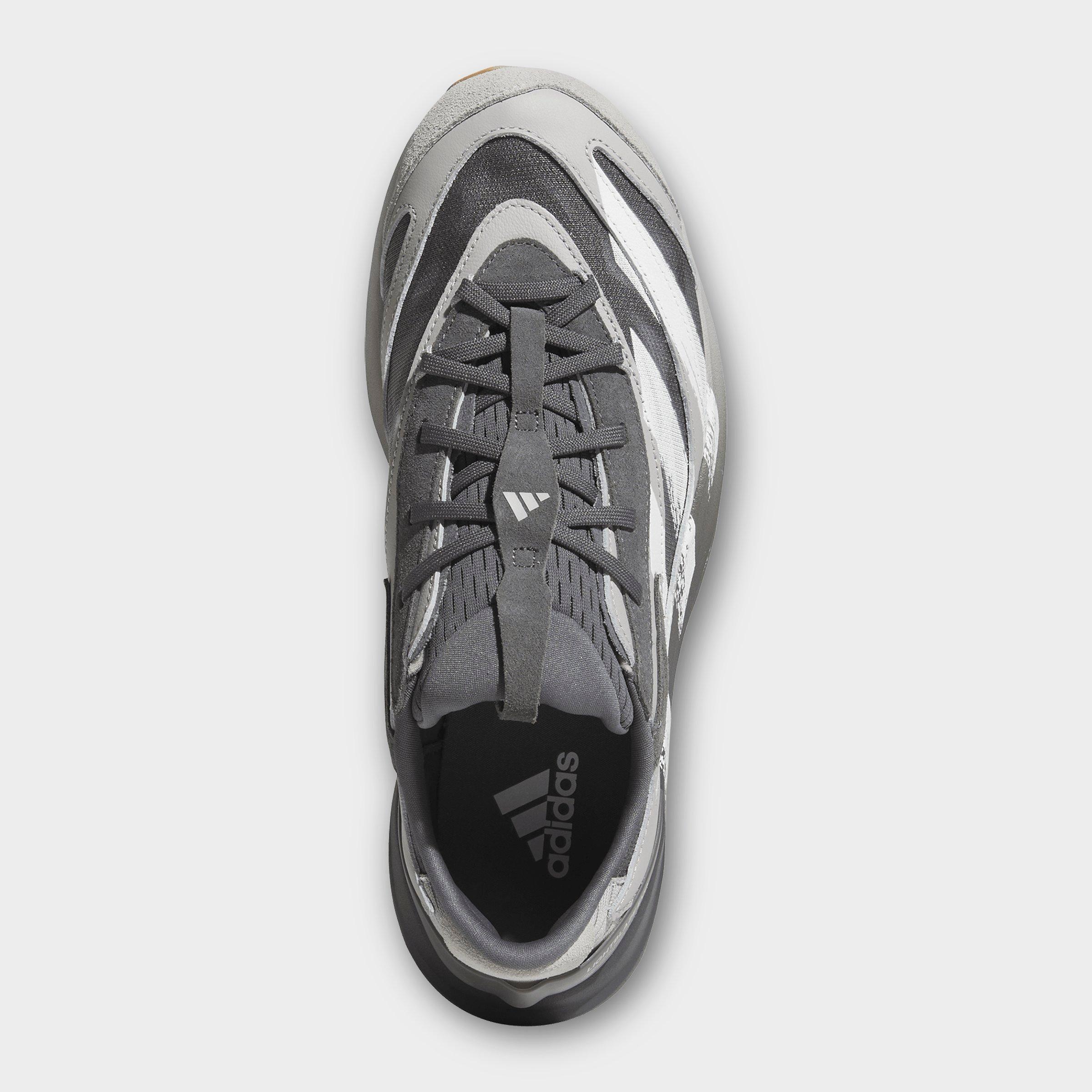Men's adidas Lightblaze EVO SL Casual Shoes - Grey/Cloud White/Grey - Top view