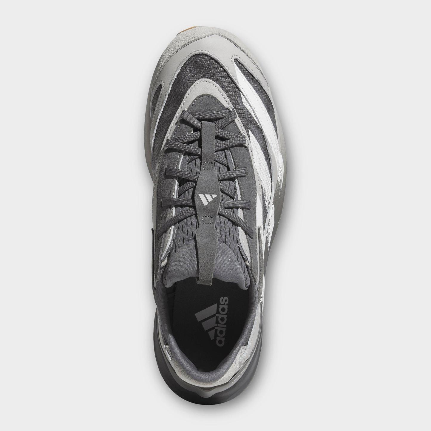Men's adidas Lightblaze EVO SL Casual Shoes - Grey/Cloud White/Grey - Top view