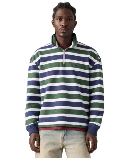 Levi's Men's Cameron Quarter-Zip Sweater - Kombu Green