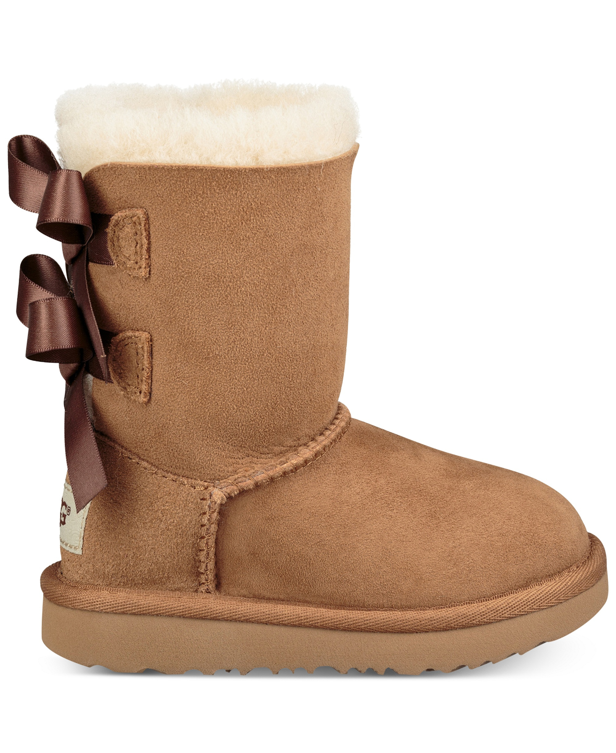 UGG® Toddler Kids Bailey Bow II Boots - Chestnut