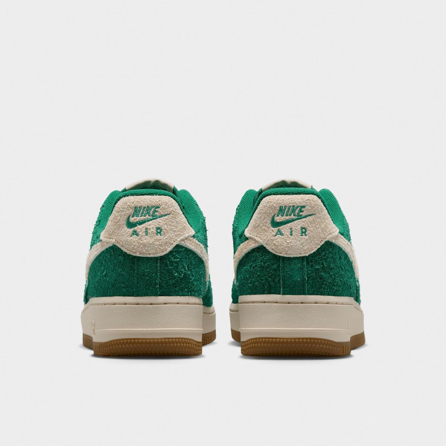 Women's Nithtke Air Force 1 '07 Casual Shoes - Malachite/University Gold/Gum Medium Brown/Coconut Milk - Back view