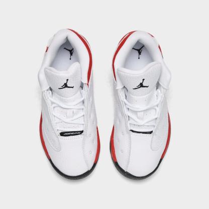 Kids' Toddler Air Jordan Retro 13 Basketball Shoes - White/Black/True Red - view 5