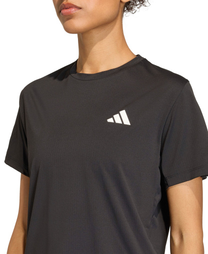 adidas Women's Crewneck Running T-Shirt - Black