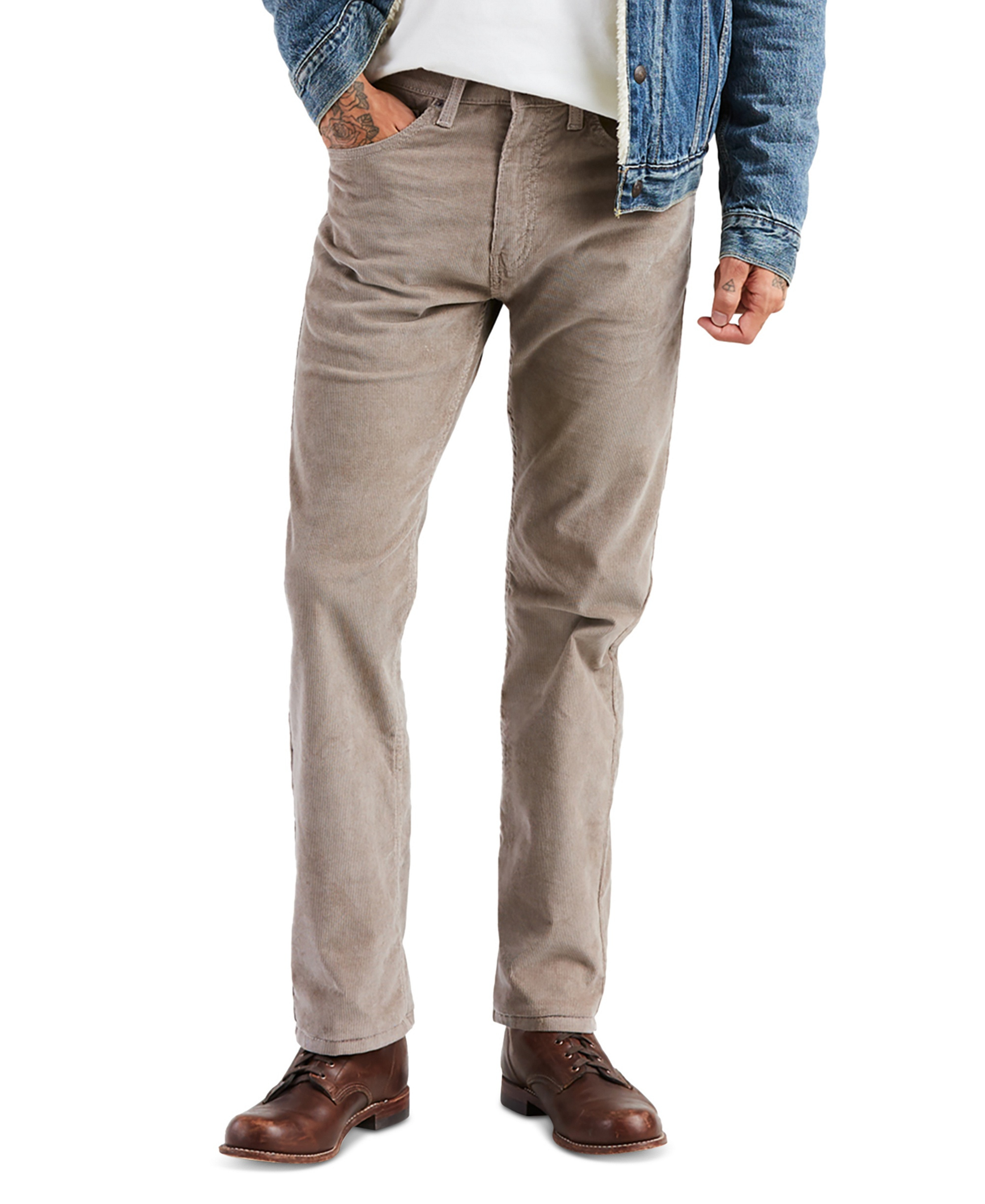 Levi's Men's 505™ Regular Fit Straight Leg Corduroy Pants - Rinse Timb