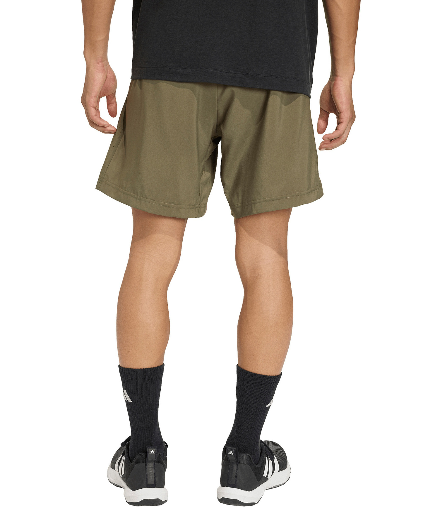 adidas Men's Workout Essentials Base Woven Shorts - Olive Strata