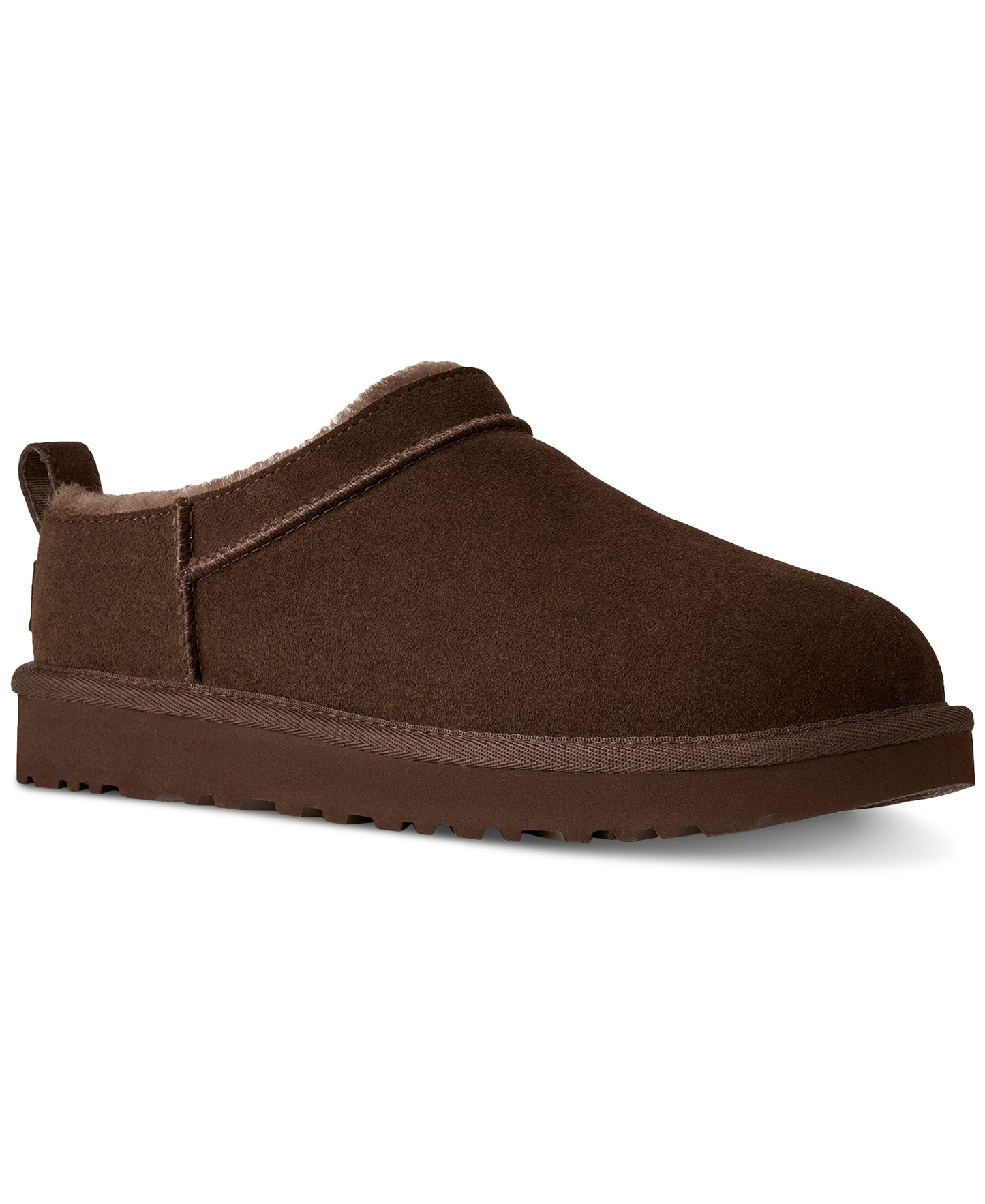 UGG® Women's Classic Micro Pull Tab Round Toe Booties - Dusted Cocoa