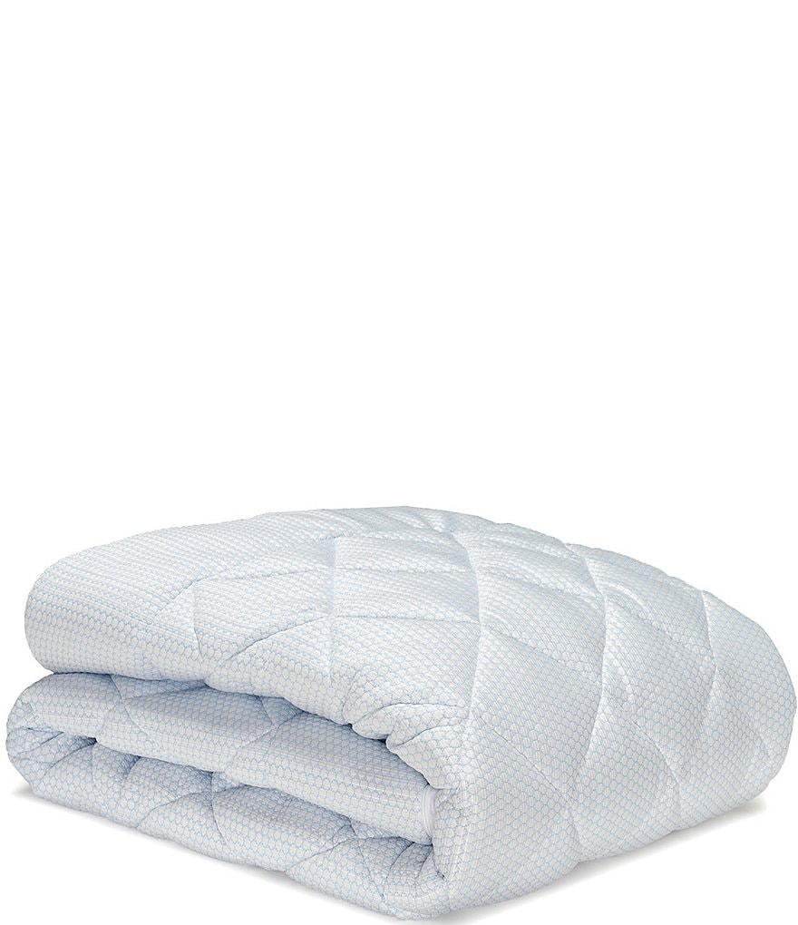 Noble Excellence Glacier Luxe Knit Mattress Pad - White - view 3